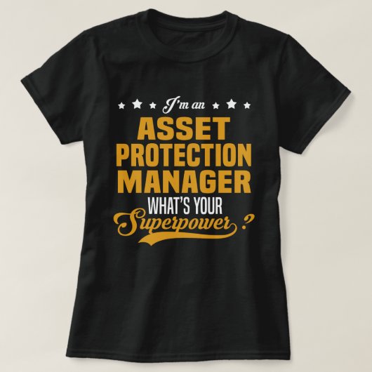 T-shirt Gestionnaire de protection des ressources (Design devant)