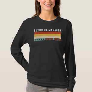 T-shirt Gestionnaire d'entreprise Titre du travail Travail