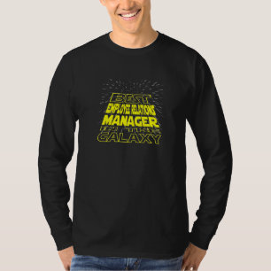 T-shirt Gestionnaire des relations de travail Cool Galaxy