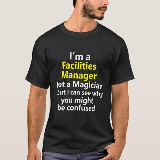 T-shirt Gestionnaire d'installation Construction Emploi Ca (Devant)