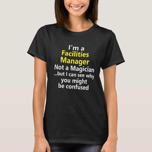 T-shirt Gestionnaire d'installation Construction Emploi Ca (Devant)