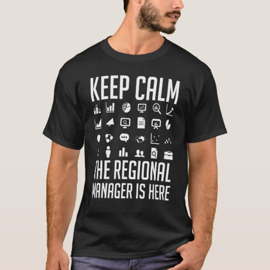 T-shirt Gestionnaire Régional Assistant De La Direction 2 (Devant)