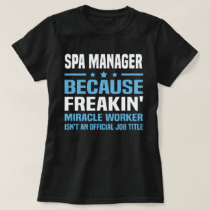 T-shirt Gestionnaire spa