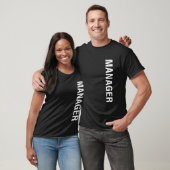 T-shirt Gestionnaire Vertical (Unisexe)
