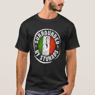 T-shirt Gesture À Main Italienne Amusante Entourée De Stun
