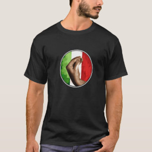 T-shirt Gesture à main italienne Italia Italie Italiano Dr