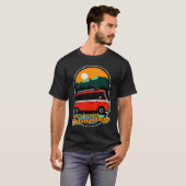 T-shirt Get away from it all  Let's go Camping (Devant entier)