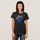 T-shirt Get Lobstered Funny Jumpscare Lobster Meme Blue Cr (Devant entier)