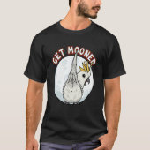T-shirt Get Mooned I Parrot Underfluffies I Sulphur creste (Devant)