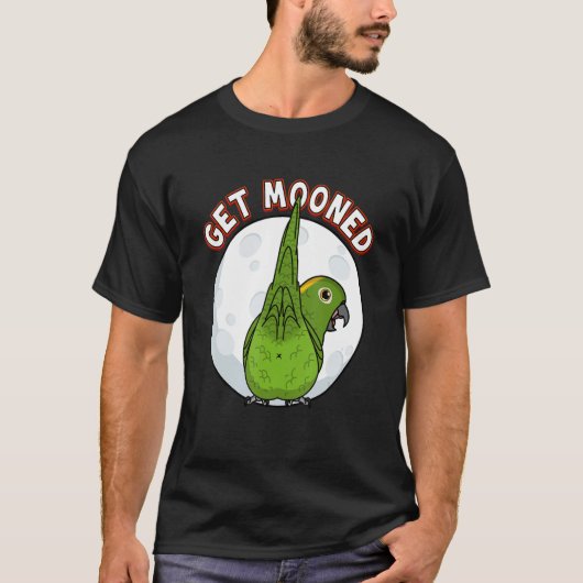 T-shirt Get Mooned I Parrot Underfluffies I Yellow naped A (Devant)