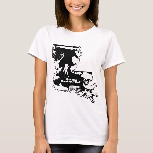 T-SHIRT GETCHA SUM-A-DAT (Devant)