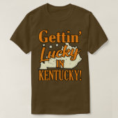 T-shirt Gettin Lucky Au Kentucky (Design devant)