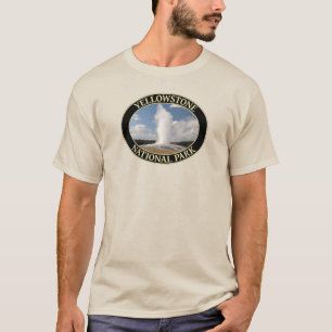 T-shirt Geyser fidèle au parc national Yellowstone
