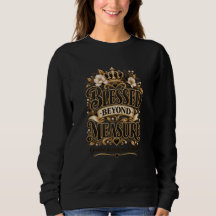 T-shirt 'Gezegend Buiten Mate'