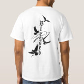 T-shirt 'Gezegend in de handen van God' (Achterkant)