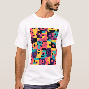 T-shirt gezicht mockup – presentatie van kleding v