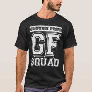 T-shirt Gf Squad Gluten Blé Libre Céliac Maladie Lauréats