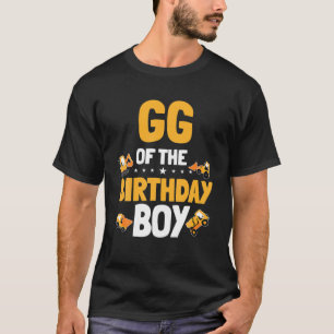 T-shirt GG De L'Anniversaire Garçon Anniversaire De Constr
