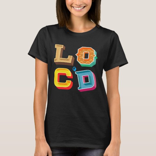T-shirt GGT Unique Block Letters Locu2019d Hair Melanin Cr (Devant)