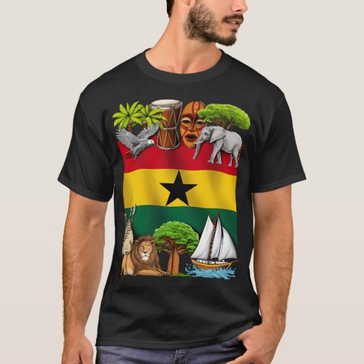 T-shirt Ghana (Devant)
