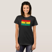 T-shirt Ghana Drapeau (Devant entier)
