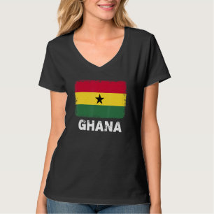 T-shirt Ghana Drapeau Soutien Ghanéen Personnes Femmes Hom