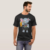 T-shirt Ghana Fan Elephant (Devant entier)