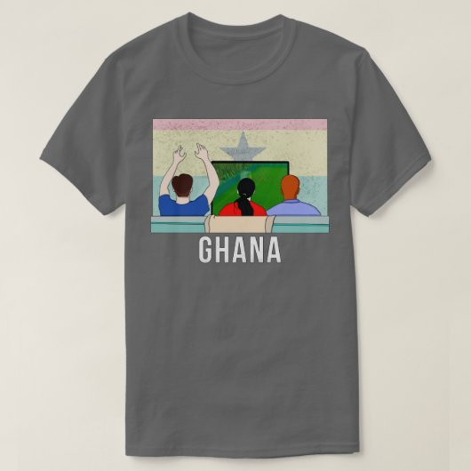 T-shirt Ghana Fans (Design devant)