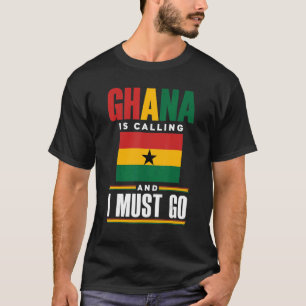 T-shirt Ghana Ghanaian Ghana Drapeau Ghana Ghana Appel Et 