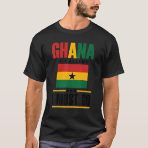 T-shirt Ghana Ghanaian Ghana Drapeau Ghana Ghana Appel Et 