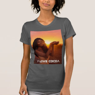 T-SHIRT GHANA - J'AIME LE CACAO