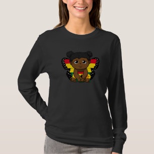 T-shirt Ghana Papillon ghanéen Fière Princesse Reine Mela