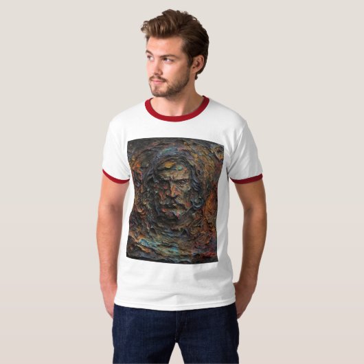 T-shirt Ghastly Newton piégé dans des huiles (Devant entier)