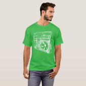 T-shirt Ghetto Blaster 80 s 90 s Hip Hip Rap Classic retro (Devant entier)