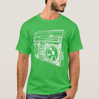 T-shirt Ghetto Blaster 80 s 90 s Hip Hip Rap Classic retro