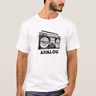 T-shirt Ghetto Blaster Boombox Radio Hip hop Musique analo