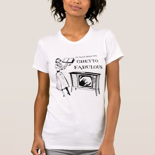 T-shirt Ghetto TV fabuleuse (Devant)