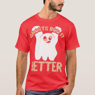 T-shirt Ghost Boo It Happy Halloween Éffrayant Scary Dépla