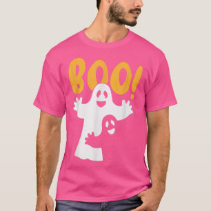 T-shirt Ghost Boo Lazy Costume Halloween Amusant Esprit Gh