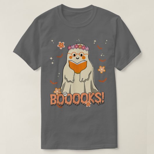 T-shirt Ghost Books Lecture Bibliothèque, Ghost Book Lectu (Design devant)