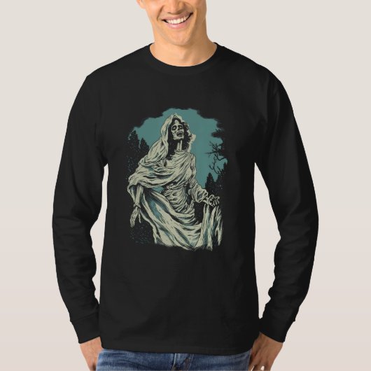 T-shirt Ghost Bride La Llorona by Haunted Horror Halloween (Devant)