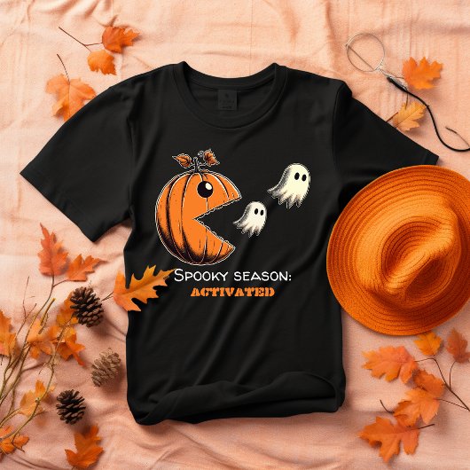 T-shirt Ghost Citrouille de jeu vidéo Halloween des années
