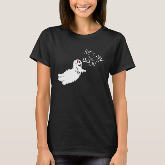 T-shirt Ghost Couples Halloween Costume matching (Devant)