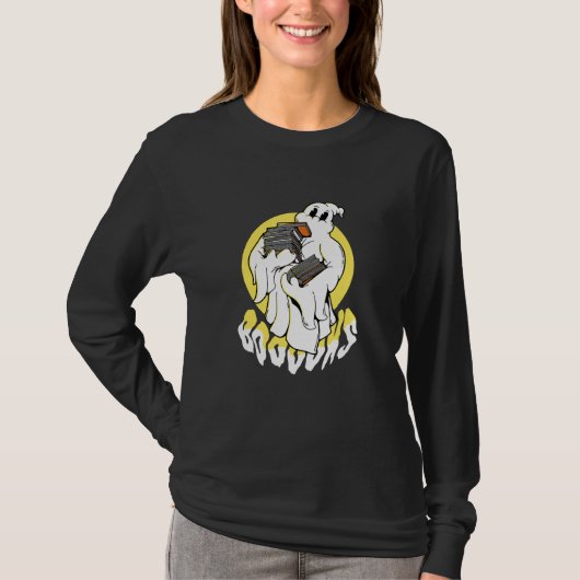 T-shirt Ghost de livres (Devant)