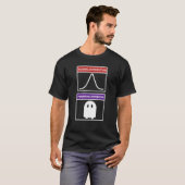 T-shirt Ghost de maths Géométrie normale de distribution p (Devant entier)