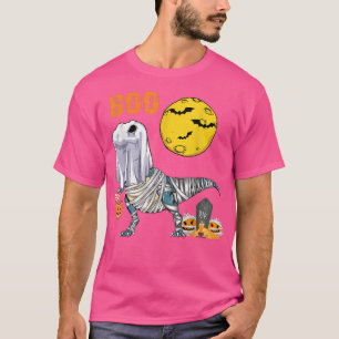 T-shirt Ghost Dinosaur maman Drôle Drôle Boo Halloween Gar