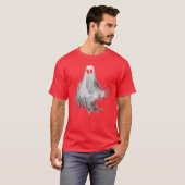 T-shirt Ghost Horror Spooky Spirit Scary Halloween Goth Ae (Devant entier)
