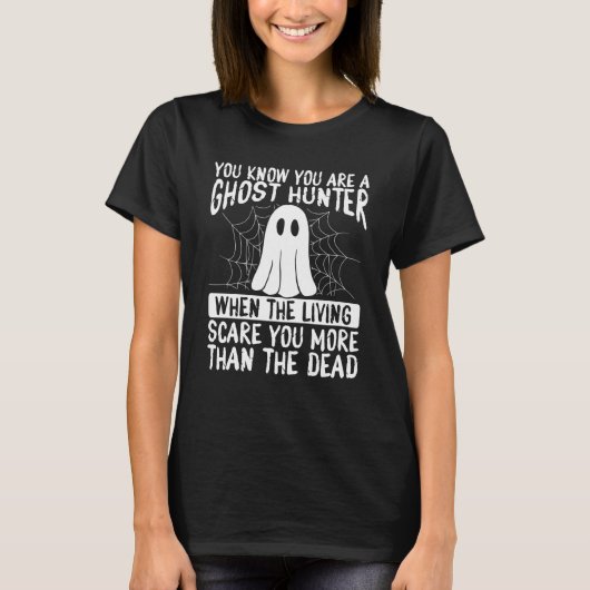 T-shirt Ghost Hunter Camera Ghost Hunting Essentials (Devant)