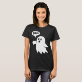 T-shirt Ghost hurle Boo désapprobation Ghost Hallowe (Devant entier)