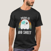 T-shirt Ghost In Mask Drôle Halloween 2020 Est Boo Sheet M (Devant)